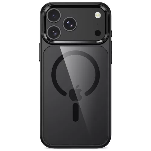 Tech-Protect Magmat Apple iPhone 18 Pro / 17 Pro tok, MagSafe, Black Clear, átlátszó-fekete