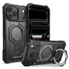 Tech-Protect MagForce Apple iPhone 18 Pro / 17 Pro tok kitámasztóval, megerősített védelemmel, MagSafe, Matte Black, fekete