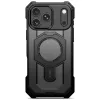 Tech-Protect MagForce Apple iPhone 18 Pro / 17 Pro tok kitámasztóval, megerősített védelemmel, MagSafe, Matte Black, fekete