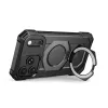 Tech-Protect MagForce Apple iPhone 18 Pro Max / 17 Pro Max tok kitámasztóval, megerősített védelemmel, MagSafe, Matte Black, fekete