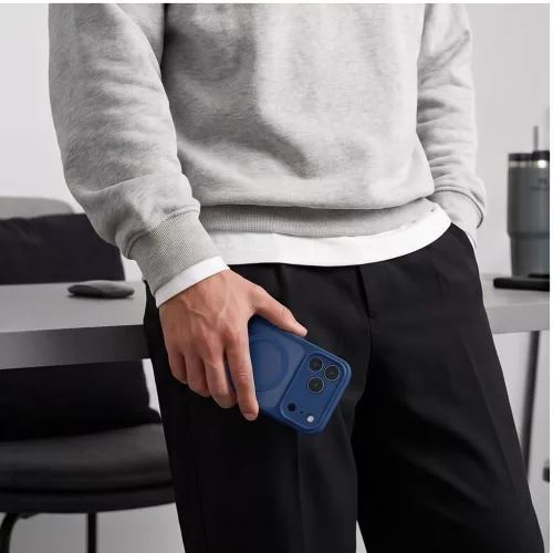 Tech-Protect BasicMag Apple iPhone 18 Pro Max / 17 Pro Max tok, MagSafe, Deep Blue, sötétkék