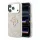 Guess PU 4G Resin Metal Logo Apple iPhone 18 Pro Max hátlap tok, rózsaszín-arany