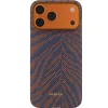 Pitaka Edge Breath of Veins Apple iPhone 18 Pro Max / 17 Pro Max hátlap tok, MagSafe, Burning Orange, narancs