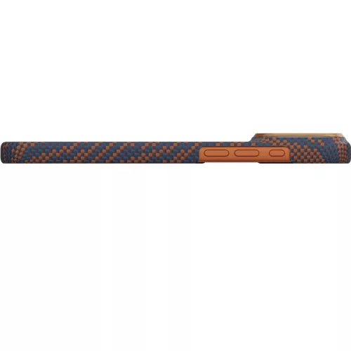 Pitaka Edge Breath of Veins Apple iPhone 18 Pro Max / 17 Pro Max hátlap tok, MagSafe, Burning Orange, narancs