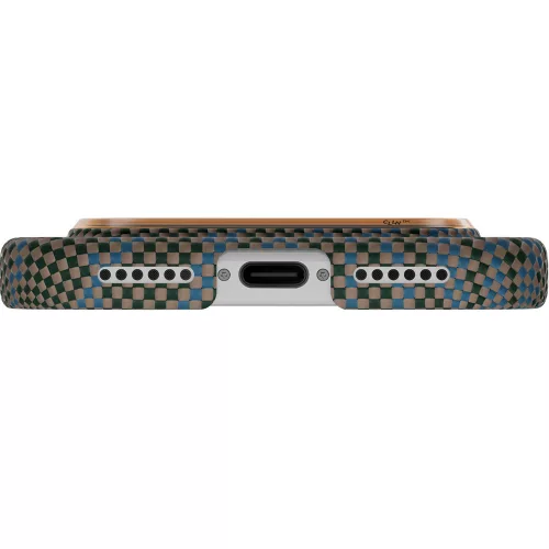 Pitaka Edge Breath of Veins Apple iPhone 18 Pro Max / 17 Pro Max hátlap tok, MagSafe, Burning Orange, narancs