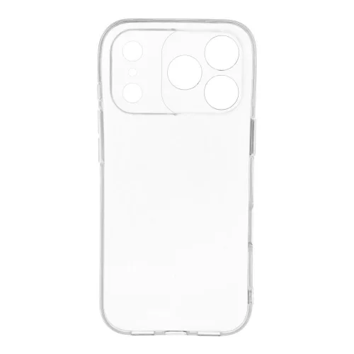 Clear 2mm iPhone 18 Pro / 17 Pro tok, átlátszó (kamera védelemmel)