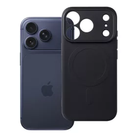   Silicone Mag Apple iPhone 18 Pro / 17 Pro tok, MagSafe, fekete