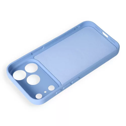 Silicone Mag Apple iPhone 18 Pro / 17 Pro tok, MagSafe, világoskék