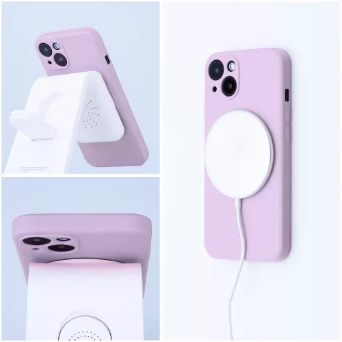 Silicone Mag Apple iPhone 18 Pro / 17 Pro tok, MagSafe, rózsaszín