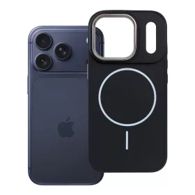   Frame Mag Apple iPhone 18 Pro / 17 Pro tok, MagSafe, fekete-ezüst
