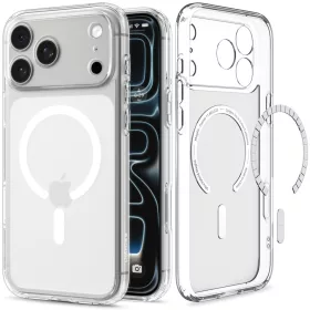   Spigen Ultra Hybrid MagFit Apple iPhone 18 Pro / 17 Pro tok, MagSafe, Frost, fehér