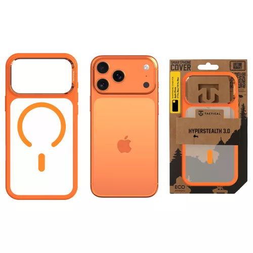 Tactical MagForce Hyperstealth 3.0 Apple iPhone 18 Pro Max / 17 Pro Max tok, MagSafe, narancs