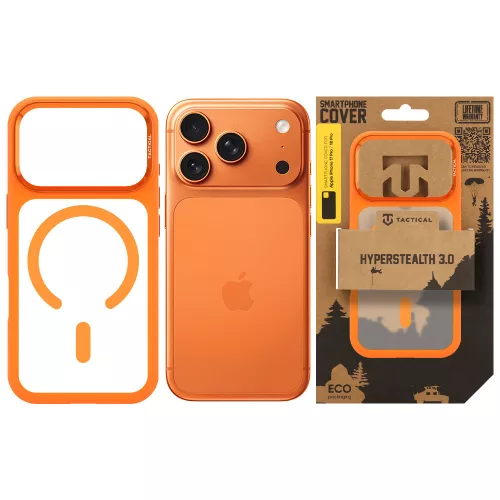 Tactical MagForce Hyperstealth 3.0 Apple iPhone 18 Pro / 17 Pro tok, MagSafe, narancs