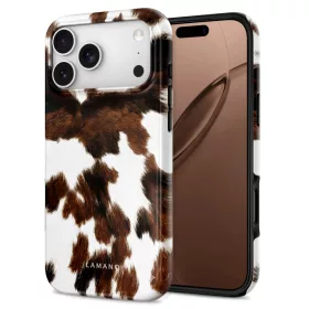  Tech-Protect Lamano Apple iPhone 18 Pro Max / 17 Pro Max hátlap tok, MagSafe, Soft Herd, tehénminta