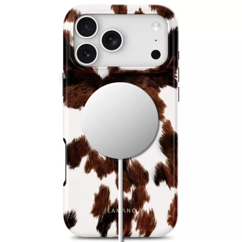 Tech-Protect Lamano Apple iPhone 18 Pro Max / 17 Pro Max hátlap tok, MagSafe, Soft Herd, tehénminta