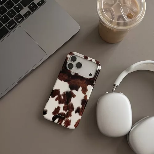 Tech-Protect Lamano Apple iPhone 18 Pro Max / 17 Pro Max hátlap tok, MagSafe, Soft Herd, tehénminta