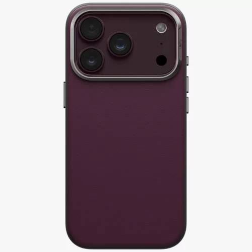 Uniq Lyden DS Magclick Apple iPhone 18 Pro / 17 Pro tok, MagSafe, műbőr, lila