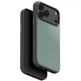   Uniq Lyden DS Magclick Apple iPhone 18 Pro / 17 Pro tok, MagSafe, műbőr, zöld