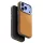 Uniq Lyden DS Magclick Apple iPhone 18 Pro / 17 Pro tok, MagSafe, műbőr, barna