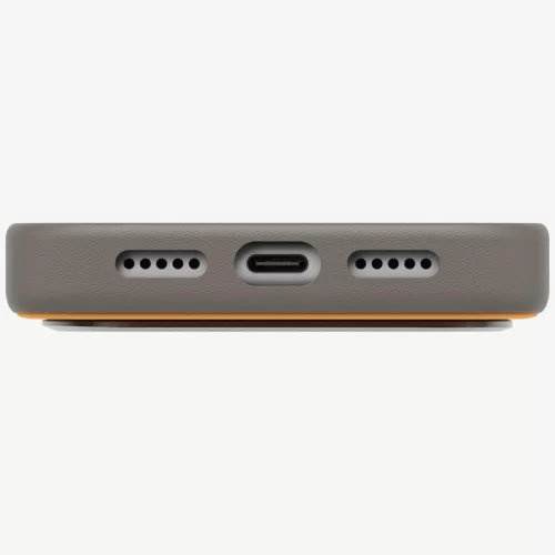 Uniq Lyden DS Magclick Apple iPhone 18 Pro Max / 17 Pro Max tok, MagSafe, műbőr, barna