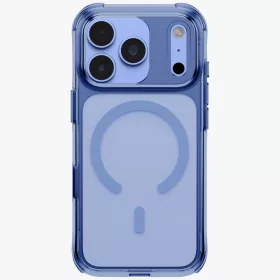   Uniq Lifepro Xtreme Magclick Apple iPhone 18 Pro / 17 Pro tok párnázott sarkakkal, MagSafe, átlátszó-kék
