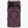 Uniq Lifepro Xtreme Magclick Apple iPhone 18 Pro / 17 Pro tok párnázott sarkakkal, MagSafe, átlátszó-lila
