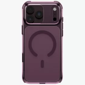   Uniq Lifepro Xtreme Magclick Apple iPhone 18 Pro / 17 Pro tok párnázott sarkakkal, MagSafe, átlátszó-lila