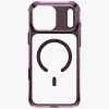 Uniq Lifepro Xtreme Magclick Apple iPhone 18 Pro / 17 Pro tok párnázott sarkakkal, MagSafe, átlátszó-lila