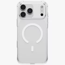   Uniq Lifepro Xtreme Magclick Apple iPhone 18 Pro / 17 Pro tok párnázott sarkakkal, MagSafe, átlátszó-fehér