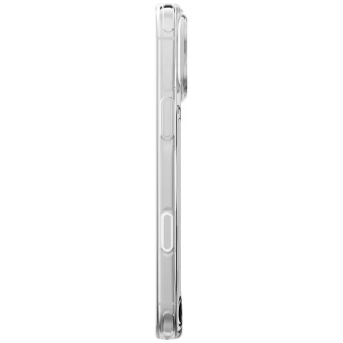 Uniq Lifepro Xtreme Magclick Apple iPhone 18 Pro / 17 Pro tok párnázott sarkakkal, MagSafe, átlátszó-fehér