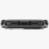 Uniq Lifepro Xtreme Magclick Apple iPhone 18 Pro / 17 Pro tok párnázott sarkakkal, MagSafe, átlátszó-fekete