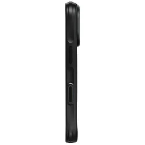Uniq Keva Mov Magclick Apple iPhone 18 Pro Max / 17 Pro Max tok gyűrűs kitámasztóval, Magsafe, kevlár, fekete