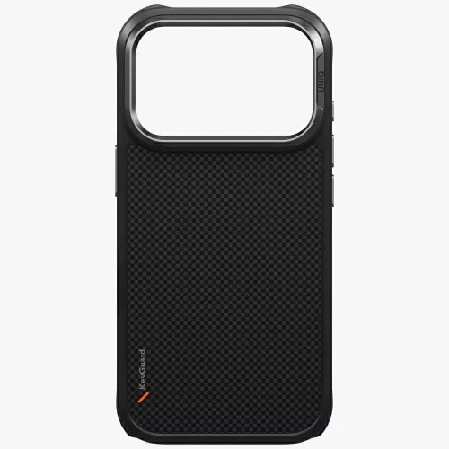 Uniq Keva Magclick Apple iPhone 18 Pro / 17 Pro tok, Magsafe, kevlár, fekete