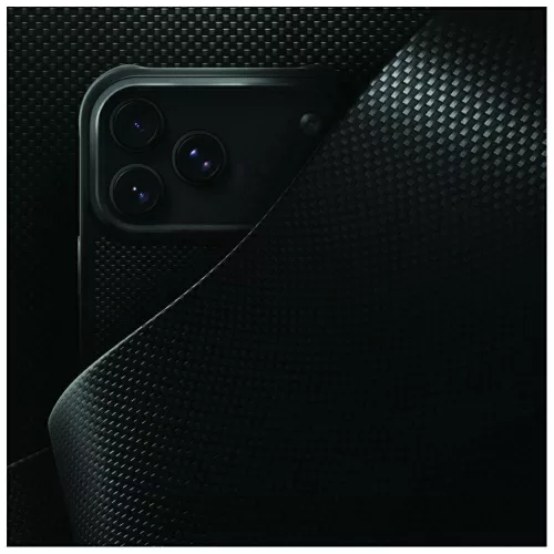 Uniq Keva Magclick Apple iPhone 18 Pro / 17 Pro tok, Magsafe, kevlár, fekete