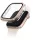 Uniq Voute Apple Watch 11 / Watch 10 42mm műanyag tok, kijelzővédő felülettel, rozéarany