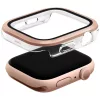 Uniq Voute Apple Watch 11 / Watch 10 42mm műanyag tok, kijelzővédő felülettel, rozéarany