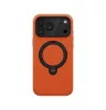 Uniq Elix Apple iPhone 18 Pro / 17 Pro tok gyűrűs telefontartóval, MagSafe, 360 fokban forgatható, narancs