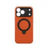 Uniq Elix Apple iPhone 18 Pro / 17 Pro tok gyűrűs telefontartóval, MagSafe, 360 fokban forgatható, narancs