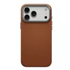 Uniq Lyden Magclick Apple iPhone 18 Pro / 17 Pro tok, MagSafe, műbőr, barna (caramel)