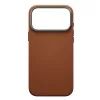Uniq Lyden Magclick Apple iPhone 18 Pro / 17 Pro tok, MagSafe, műbőr, barna (caramel)