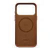 Uniq Lyden Magclick Apple iPhone 18 Pro / 17 Pro tok, MagSafe, műbőr, barna (caramel)