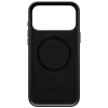 Uniq Lyden Magclick Apple iPhone 18 Pro / 17 Pro tok, MagSafe, műbőr, fekete