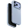 Uniq Lyden Magclick Apple iPhone 18 Pro / 17 Pro tok, MagSafe, műbőr, kék
