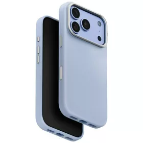   Uniq Lyden Magclick Apple iPhone 18 Pro / 17 Pro tok, MagSafe, műbőr, kék