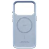 Uniq Lyden Magclick Apple iPhone 18 Pro / 17 Pro tok, MagSafe, műbőr, kék
