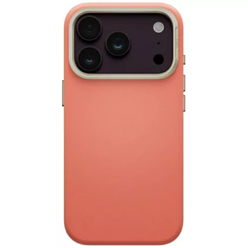 Uniq Lyden Magclick Apple iPhone 18 Pro Max / 17 Pro Max tok, MagSafe, műbőr, narancs (terracotta)