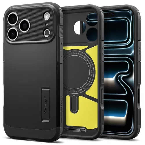 Spigen Tough Armor T MagFit Apple iPhone 18 Pro Max / 17 Pro Max  tok, MagSafe, fekete
