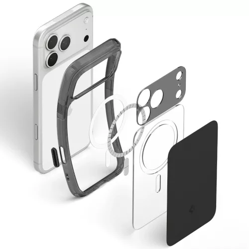 Spigen Ultra Hybrid T MagFit Apple iPhone 18 Pro / 17 Pro tok, MagSafe, fekete
