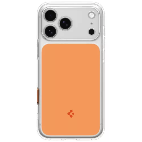 Spigen Ultra Hybrid T MagFit Apple iPhone 18 Pro / 17 Pro tok, MagSafe, narancs