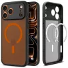 Spigen Ultra Hybrid Mag Apple iPhone 18 Pro / 17 Pro tok, MagSafe, fekete-narancs